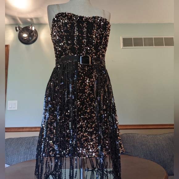 Blue b sequin dress - Picture 5 of 14